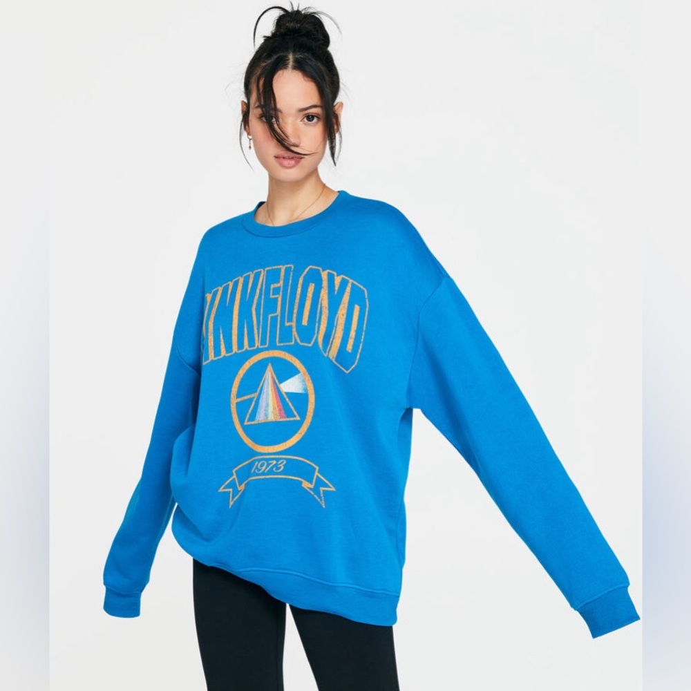 Aeropostale Pink Floyd Prism Crew Sweatshirt